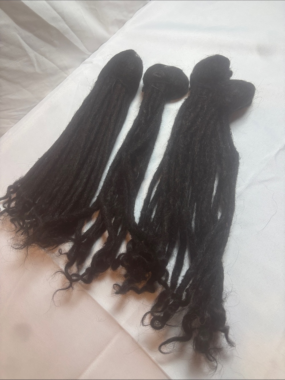 Black Synthetic Dreadlock Extensions - 3-Pack
